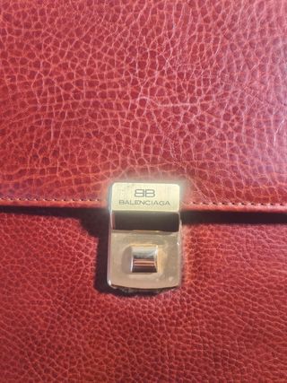 Maletín Portadocumentos cuero Balenciaga