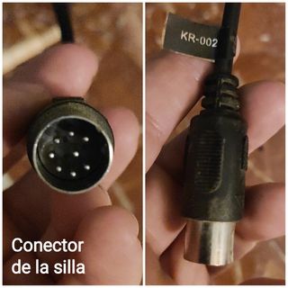Piezas de silla oficina con masaje
