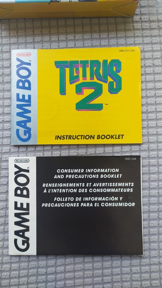 Tetris 2 original y completo para Nintendo Gameboy