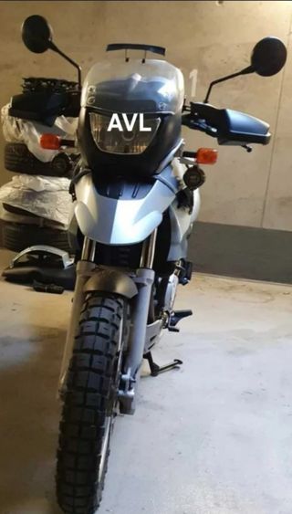 Soporte antinieblas bmw f650 gs