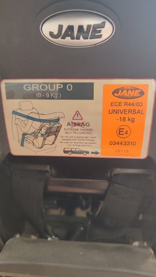 Silla Jane Racing Grupo 0