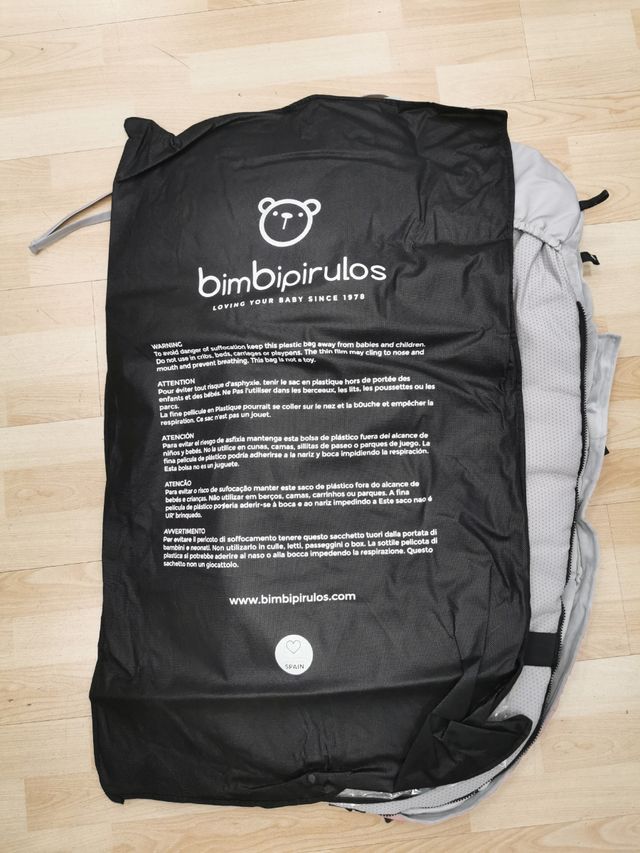 Saco silla paseo Bimbipirulos NUEVO