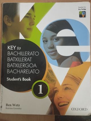 Libro inglés 1 bachillerato key to