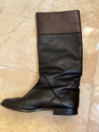 Botas altas de piel