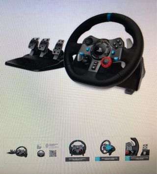 LogitechG29+Pedales+Playseat Evolution Negro