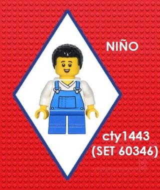 MINIFIGURAS LEGO CITY SET: 60345-60346