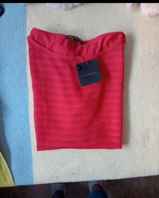 Camisa roja mujer 