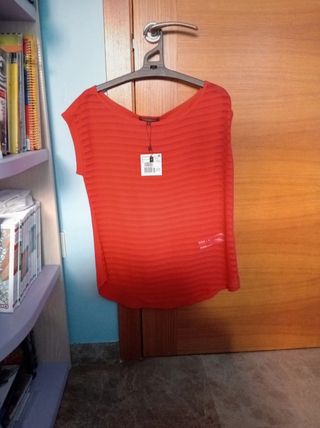 Camisa roja mujer 
