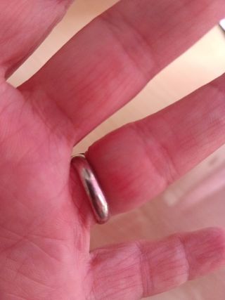 Anillo plata de ley