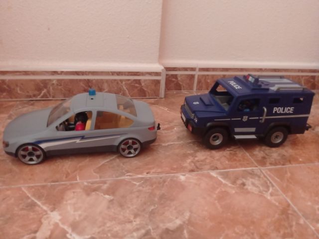 Coches policía de Playmobil