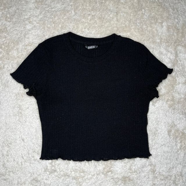 Shein Cropped Tee - Tshirt Shein
