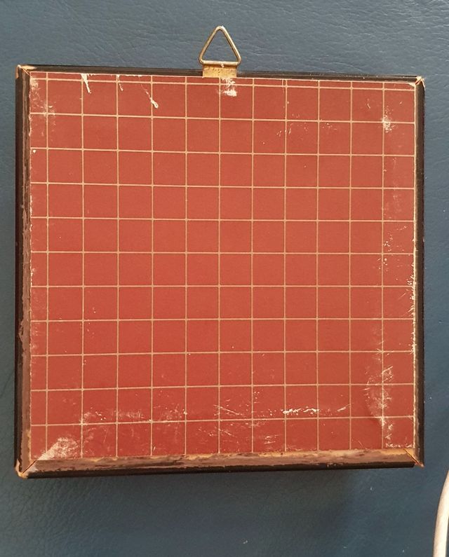 Quadretto vintage dipinto su foglia oro