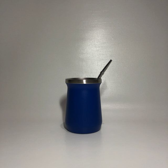 Mate inox y bombilla