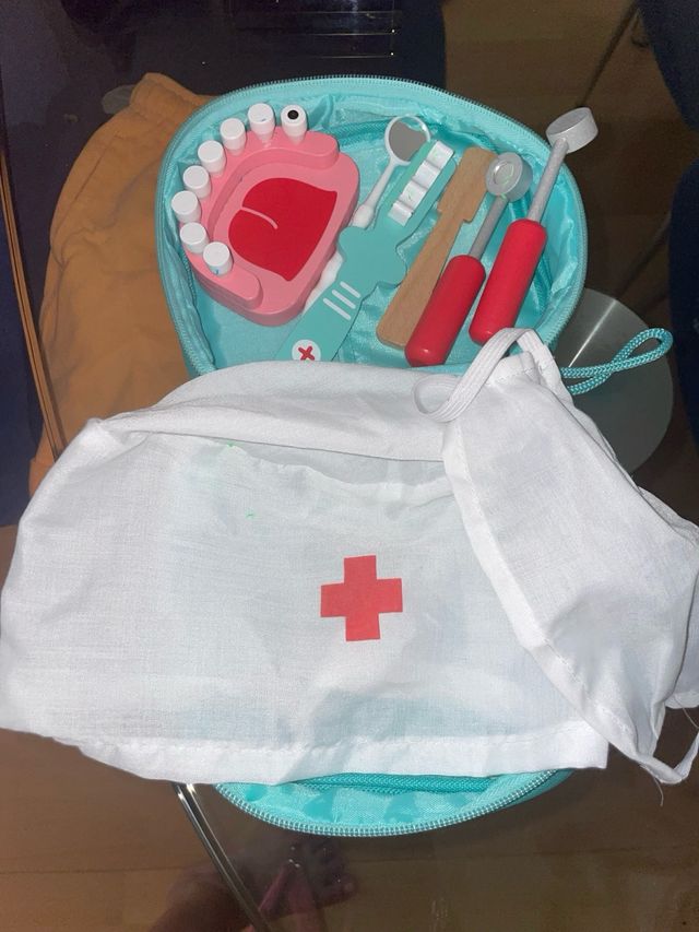 Boca/ mandibula madera niños Montessori