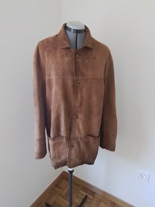 Chaqueta de ante marron