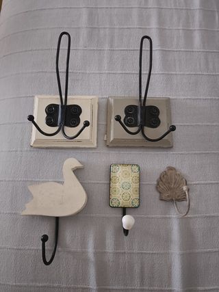 5 perchas decorativas