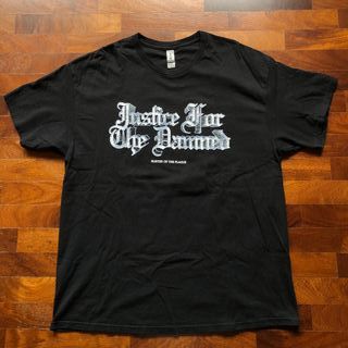 JUSTICE FOR THE DAMNED t-shirt uomo XL