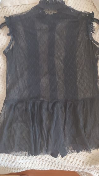 Camisa gótica sin mangas