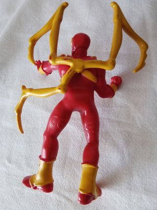 Lote de moto y figura de PVC Spiderman 