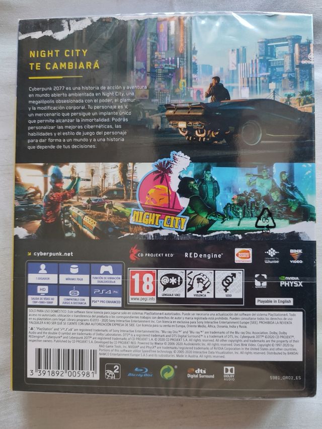 PRECINTADO!!! CYBERPUNK 2077 PS4