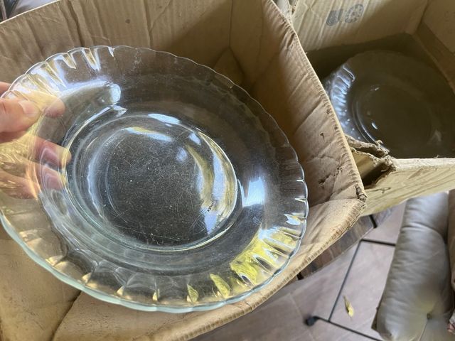 Platos Duralex transparentes