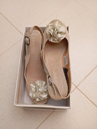 Sandalias cuña mujer T-40