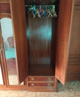 dormitorio madera matrimonio  clásico 135cm