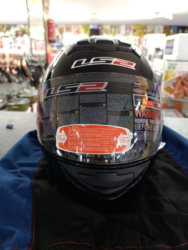 Casco Integral LS2 Negro Talla XS