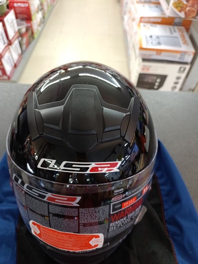 Casco Integral LS2 Negro Talla XS