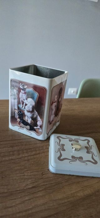 Barattolo shabby porta zucchero e caffè