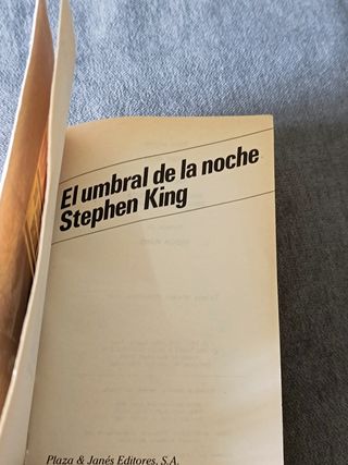 El umbral de la noche de Stephen King 