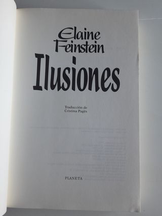 Ilusiones "Dreamers" (1994), Elaine Feinstein