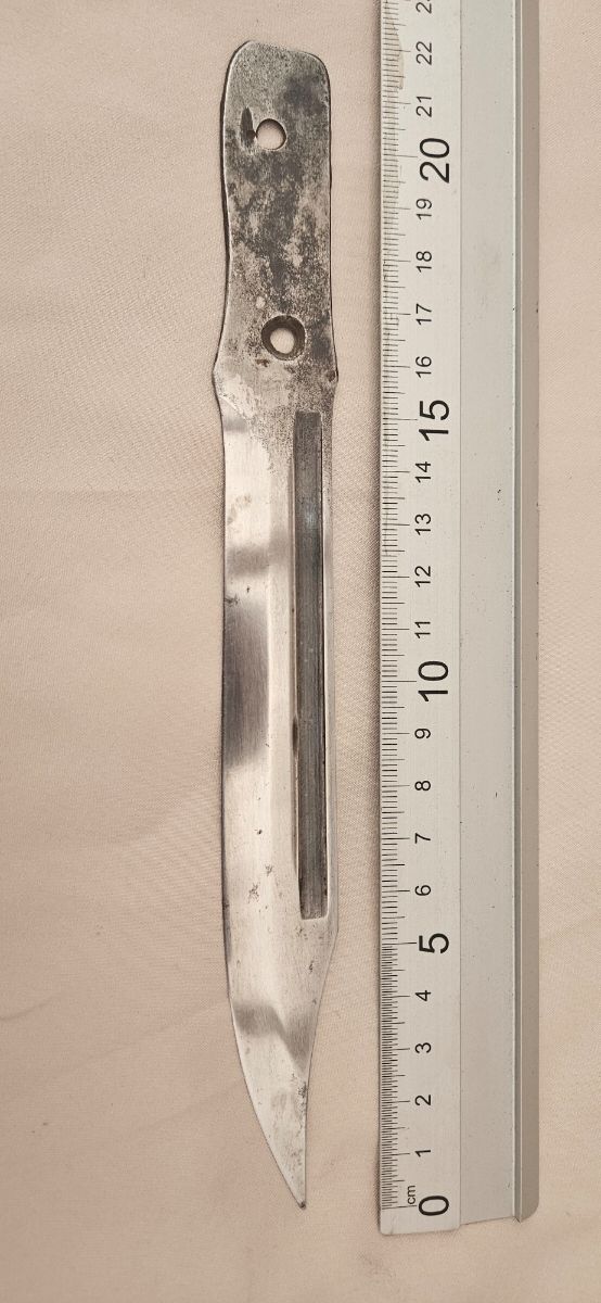 Hoja de cuchillo de acero de carbono