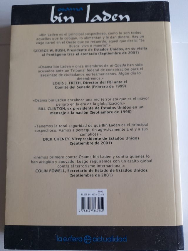 Bin Laden: La espada de Alá. Eric Frattini 2001