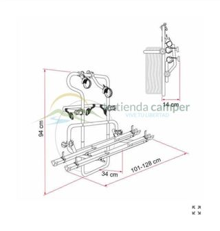Portabicicletas fiamma carry bike 4x4
5%DTO HOY