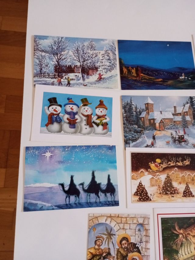 Postales navideñas boca