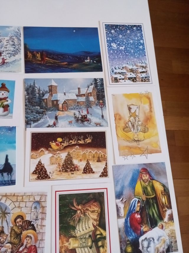 Postales navideñas boca