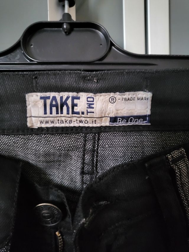 Jeans dritto take two nero