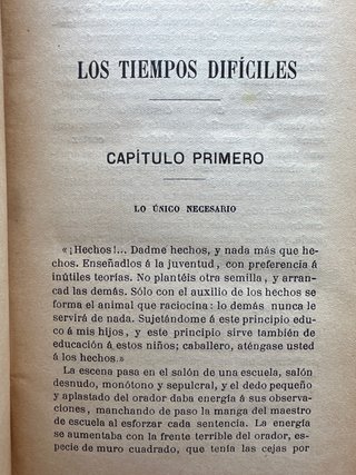 TIEMPOS DIFICILES - CHARLES DICKENS 1906
