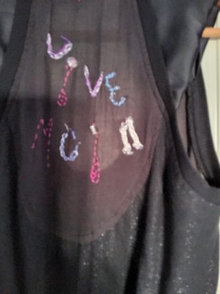 Vestido corto desigual talla 40