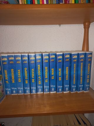 Colección VHS Magic English de Disney