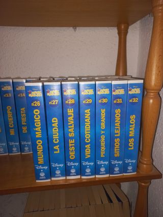 Colección VHS Magic English de Disney