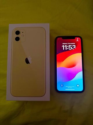 iPhone 11 Amarillo COMO NUEVO
