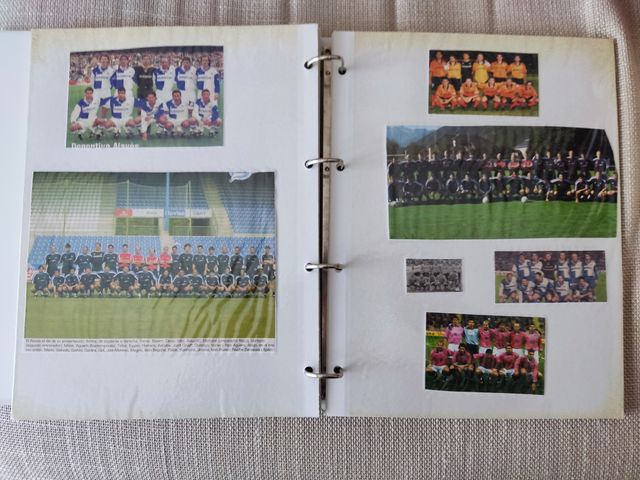 ALBUM RECORTES FOTOS PERIODICOS DEPORTIVO ALAVES