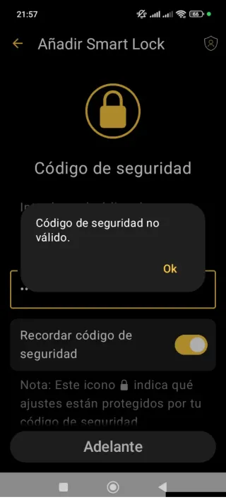 Manilla digital con roseta  TESA Code Handl