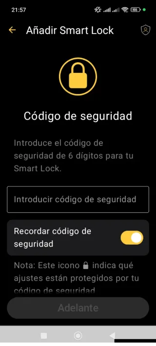 Manilla digital con roseta  TESA Code Handl