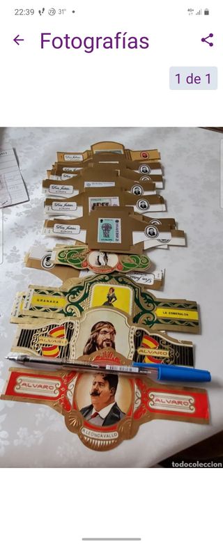 Lote de 50 vitolas RARAS