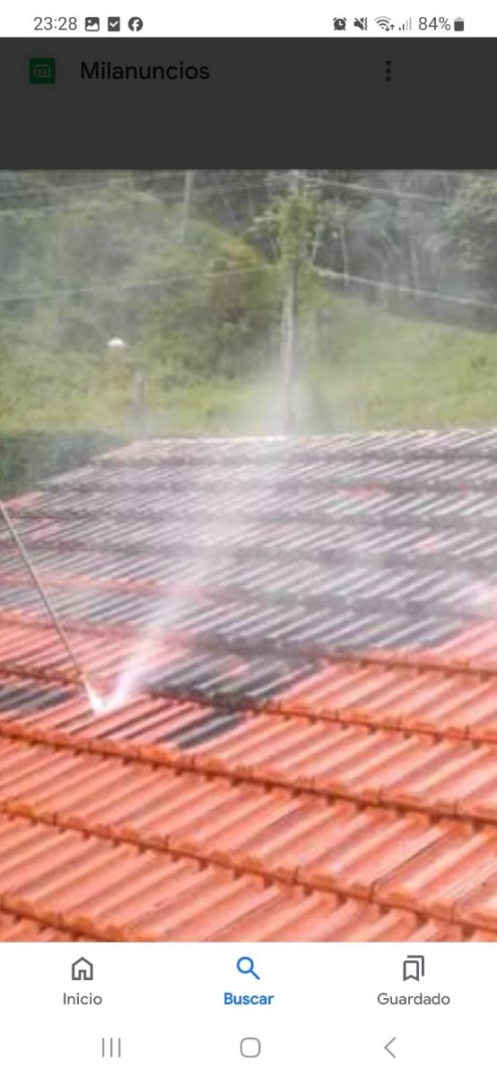 Limpieza de Tejas de Barro