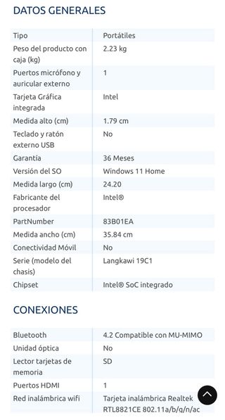 Ordenador Portatil