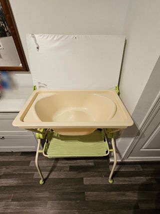 Bañera cambiador plegable bebé